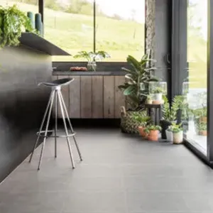 tiled floor kitchen